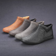 Men’s High Top English Leather Casual Shoes