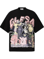Men's Oversized Graphic Streetwear T-Shirt