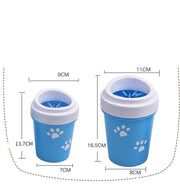 Silicone Pet Paw Cleaner – Blue, effective dirt remover for pet hygiene