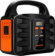 Portable Power Station 150W 155Wh 42000mAh Solar Generator For Road Trip,Off - grid,Power Outage,No Solar Panel