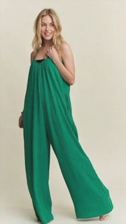 Bea Wide Leg Casual Cami Jumpsuit