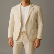 Carter™ | Linen Blend Suit Set