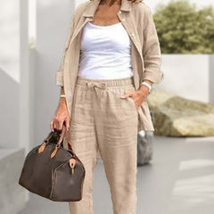 Myrna | Women's set with blouse and trousers - Retail Flare