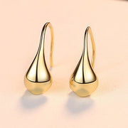 Sterling Silver Waterdrop Drop Earrings for Women – Elegant Fine Jewelry