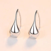 Sterling Silver Waterdrop Drop Earrings for Women – Elegant Fine Jewelry