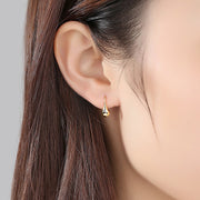 Sterling Silver Waterdrop Drop Earrings for Women – Elegant Fine Jewelry