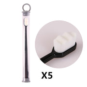 Ultra - fine Toothbrush Super Soft Bristle Deep Cleaning Brush Portable For Oral Care Tools Teeth Care Oral Cleaning Travel
